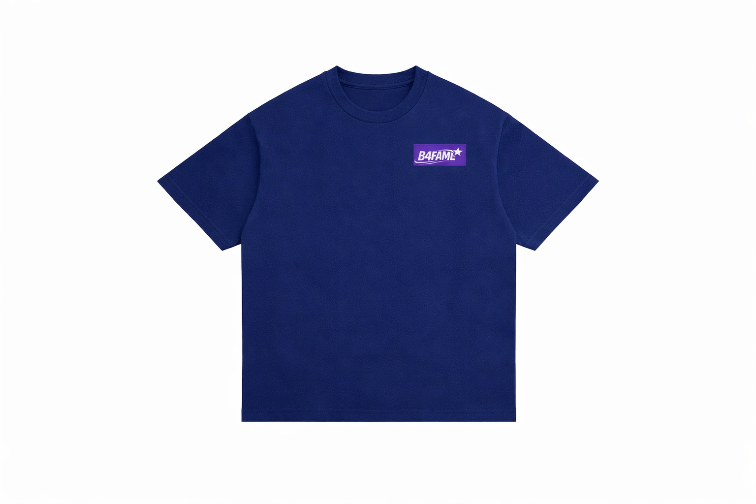 B4Fame Navy Box Tee